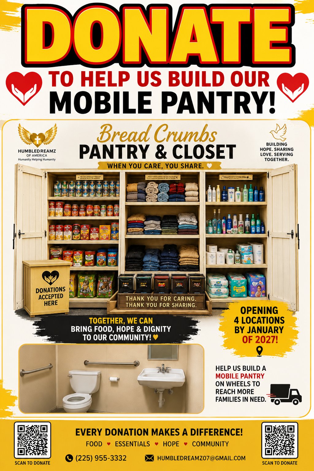 Donate to help us build our mobile pantry